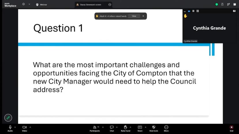 City managers here have a life expectancy of maybe 24 months historically.